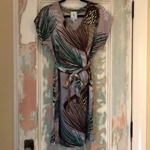 Pine cone Print Dress